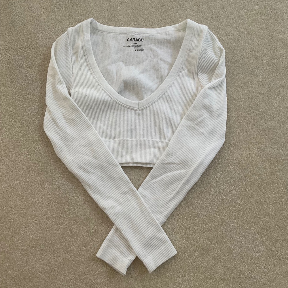 White Garage Longsleeve